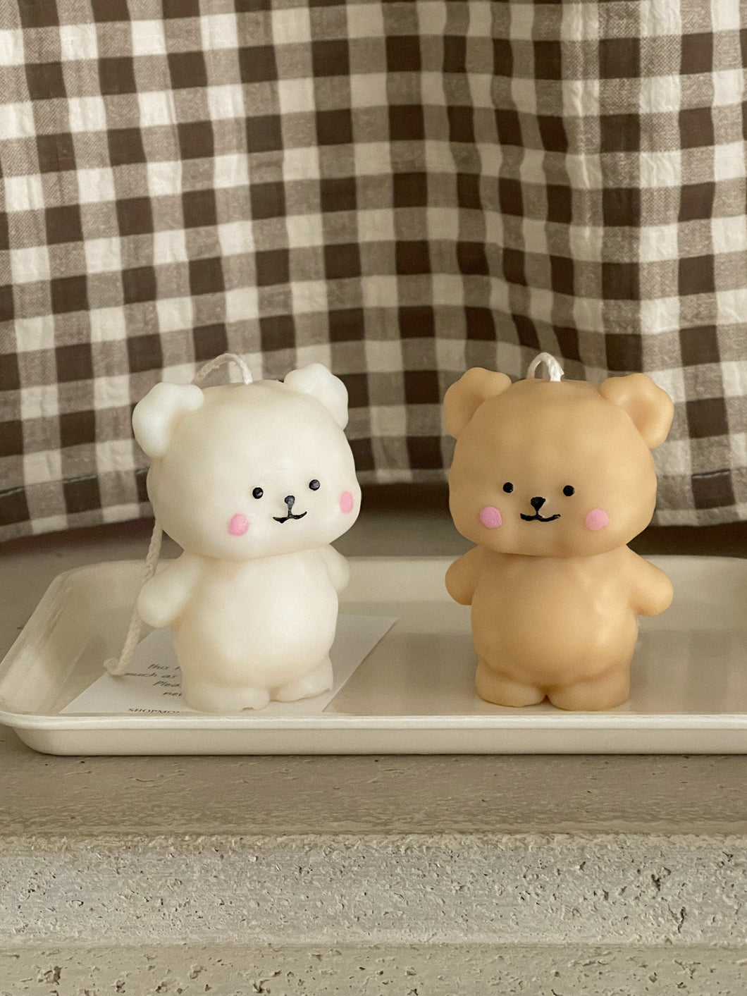 Teddy Bear Candle Set – Christen Your Room